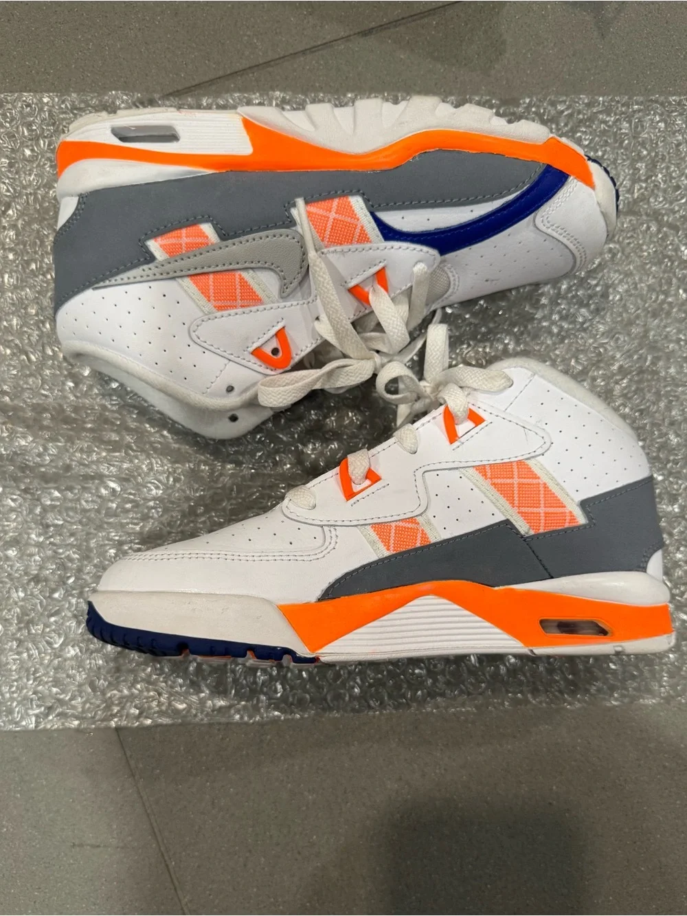 Nike Kids Air Trainer White/Orange/Red Size 2.5Y